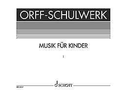 Carl Orff Notenblätter Musik für Kinder Band 1