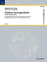 Helmut Spittler Notenblätter 8 kleine Vortragsstücke