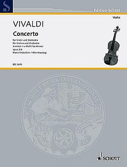 Antonio Vivaldi Notenblätter Konzert a-Moll op.3,6 für Violine und Streicher