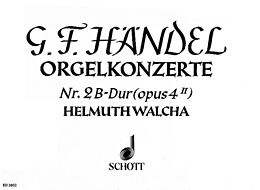Georg Friedrich Händel Notenblätter Orgel-Konzert Nr. 2 B-Dur op. 4/2 HWV 290