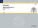 Georg Friedrich Händel Notenblätter Orgel-Konzert Nr. 3 g-Moll op. 4/3 HWV 291