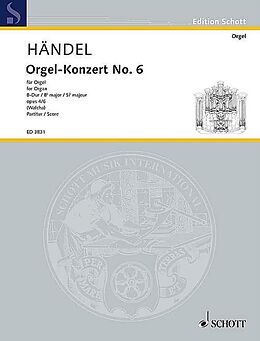Georg Friedrich Händel Notenblätter Konzert B-Dur Nr.6 op.4,6