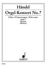 Georg Friedrich Händel Notenblätter Orgel-Konzert No. 7 op. 7/1 HWV 306