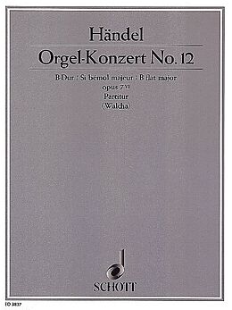 Georg Friedrich Händel Notenblätter Konzert B-Dur Nr.12 op.7,6