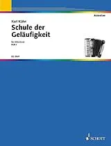 Karl Kühn Notenblätter Schule der Geläufigkeit Band 1