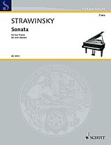 Igor Strawinsky Notenblätter Sonate