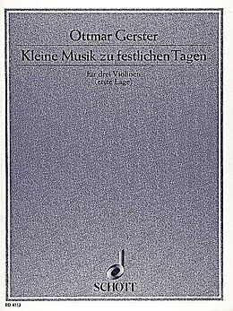 Ottmar Gerster Notenblätter Kleine Musik zu festlichen Tagen