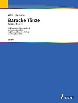  Notenblätter Barocke Tänze