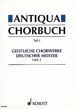  Notenblätter Antiqua-Chorbuch Teil I/Heft 2