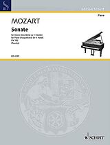 Wolfgang Amadeus Mozart Notenblätter Sonate C-Dur KV 19d