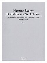 Hermann Reutter Notenblätter Die Brücke von San Luis Rey
