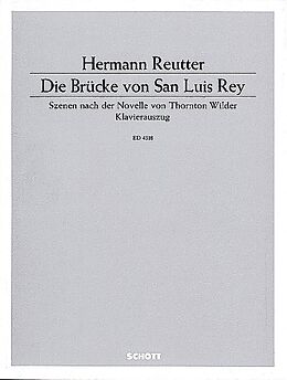 Hermann Reutter Notenblätter Die Brücke von San Luis Rey