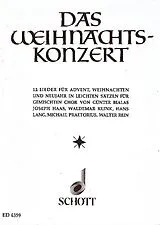  Notenblätter Das Weihnachtskonzert 12 Lieder