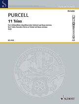 Henry Purcell Notenblätter 11 Trios