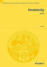 Igor Strawinsky Notenblätter Babel