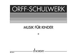 Carl Orff Notenblätter Musik für Kinder Band 3