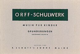 Eberhard Werdin Notenblätter Musik für Kinder - Grundübungen