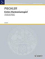 Arthur Piechler Notenblätter Erstes Harmoniumspiel