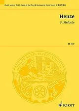Hans Werner Henze Notenblätter 3. Sinfonie
