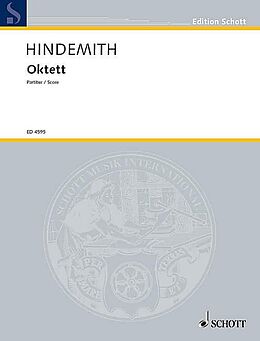 Paul Hindemith Notenblätter Oktett