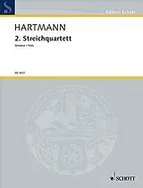 Karl Amadeus Hartmann Notenblätter 2. Streichquartett