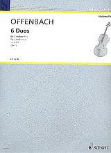 Jacques Offenbach Notenblätter 6 Duos op.49 für 2 Violoncelli