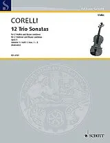 Arcangelo Corelli Notenblätter 12 Triosonaten op.3 Band 1 (Nr.1-3)