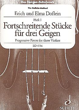 Erich Doflein Notenblätter Das Geigenschulwerk für