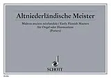  Notenblätter Altniederländische Meister