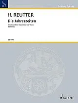Hermann Reutter Notenblätter Die Jahreszeiten
