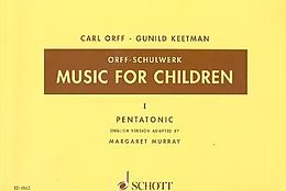 Kartonierter Einband Music for Children von Carl Orff, Gunild Keetman