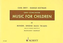 Carl Orff Notenblätter Music for Children vol.4 minor