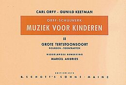 Carl Orff Notenblätter Muziek voor Kinderen Band 2