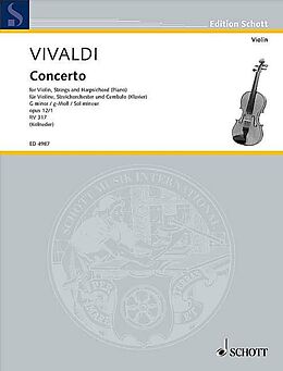 Antonio Vivaldi Notenblätter Konzert g-Moll op.12,1