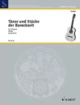  Notenblätter Tänze und Stücke aus der Barockzeit