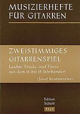  Notenblätter Zweistimmiges Gitarrenspiel