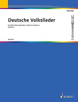  Notenblätter Deutsche Volkslieder