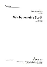 Paul Hindemith Notenblätter Wir bauen eine Stadt