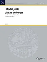 Jean Francaix Notenblätter Lheure du berger