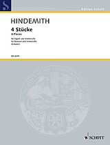 Paul Hindemith Notenblätter 4 Stücke
