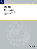 Antonio Soler Notenblätter VI Conciertos de dos Organos obligados Band 1