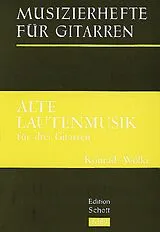  Notenblätter Alte Lautenmusik