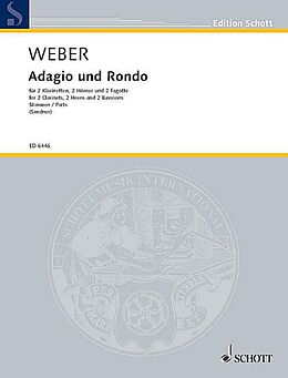 Carl Maria von Weber Notenblätter Adagio und Rondo