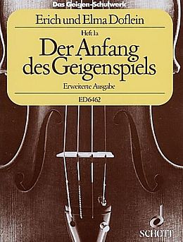 Erich Doflein Notenblätter Das Geigenschulwerk Band 1a