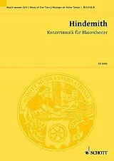 Paul Hindemith Notenblätter Konzertmusik op. 41