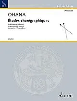 Maurice Ohana Notenblätter Etudes choréographiques