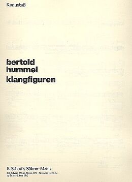 Bertold Hummel Notenblätter Klangfiguren op. 43