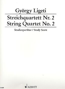 György Ligeti Notenblätter Streichquartett Nr.2