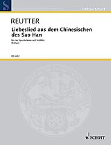 Hermann Reutter Notenblätter Liebeslied aus dem Chinesischen des Sao Han