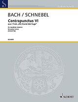 Johann Sebastian Bach Notenblätter Contrapunctus 6